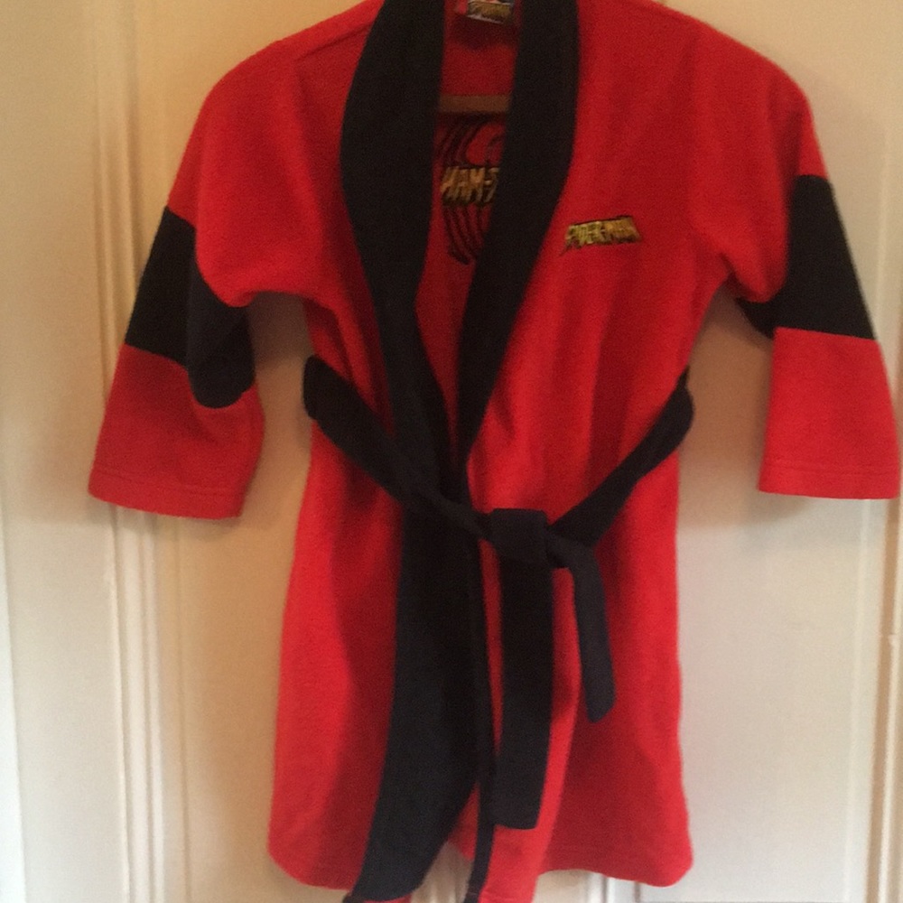 Spider-Man plush robe-boys 6/7--looks great!
